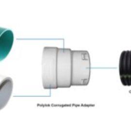 Pvc Drain Pipe Corrugated Adaptor 4″