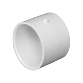 PVC Pipe Coupler Seam in Middle